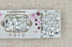 Стразы пришивные хрусталь, d 16 мм, прозрачный