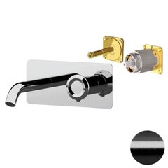 Remer Element ET15KBCFP Смеситель для раковины, черный брашированный хром фото