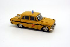 Moskvich-408 Police traffic GAI Agat Tantal Made in USSR 1:43