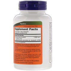 Now Foods, Сахаромицеты Буларди, 5 млрд КОЕ, 120 вегетарианских капсул