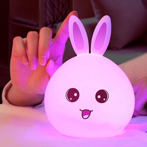 Ночник силиконовый Кролик Rabbit Silicone Lamp с пультом