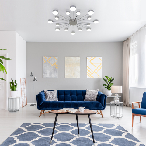 Потолочная светодиодная люстра 90242/16 хром