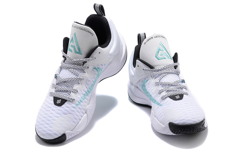 white giannis antetokounmpo shoes