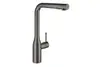 GROHE Essence 30504A00 Смеситель для кухонной мойки с вытяжным изливом 2jet, темный графит глянец