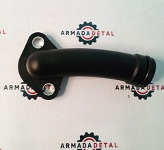 Патрубок, термостат - помпа на PERKINS | TEREX, HYUNDAI | 4133L048