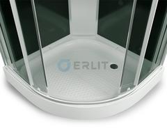 ДУШЕВАЯ КАБИНА ERLIT ER3510P-C4 100x100x215 c серым поддоном