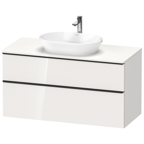 Duravit D-Neo Тумбочка подвесная , 644x1200x550 мм, 2 ящика, цвет: белый высокоглянцевый DE496902222