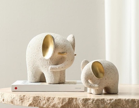 Статуэтка Golden ear elephant B