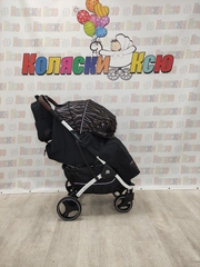 Коляска прогулочная Baballo Future 2024 золотая полоска (белая рама)