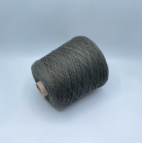 Бобинная пряжа (пр.Италия), art.Cotone, 350м/100 гр. 100%Хлопок, цвет-Темный хаки , арт.34731