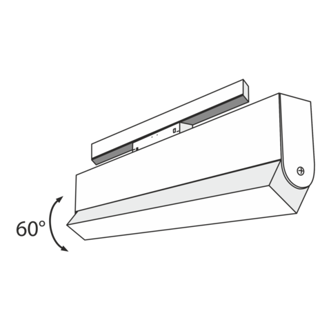 Трековый светильник Technical BASIS TR013-2-20W4K-B