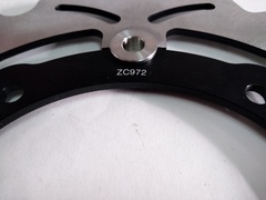 Диск тормозной передний на YAMAHA X-MAX YP R  125/250 06-16, XP T-MAX  500 /530 /530 ABS черный