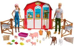 Куклы Barbie и Кен Игровой набор "На ферме"