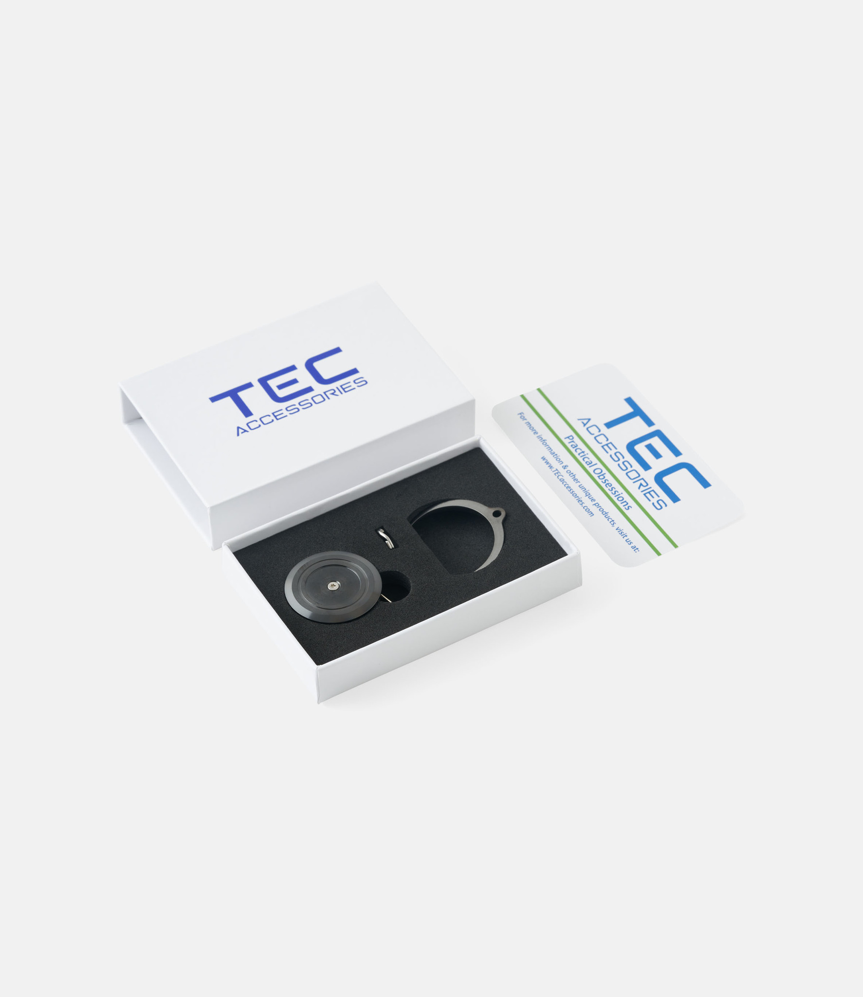 TEC Ti-Tape Black Diamond ❒ мини-рулетка из титана