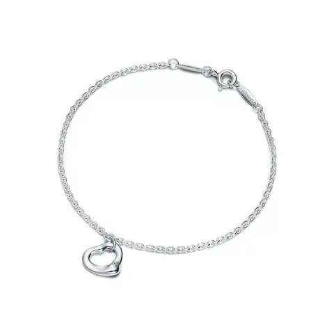 Браслет из серебра 925,Tiffany 💙Open heart, В наличии
