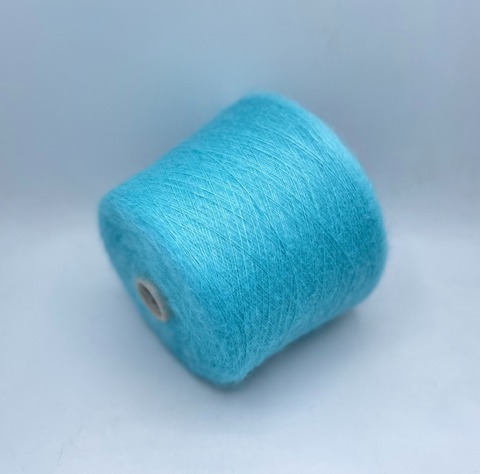 Filcom (пр.Италия), art- Tramonto 850м/100гр.75%Суперкид мохер 25%Шелк, цвет-Голубая лазурь(695) арт.33524