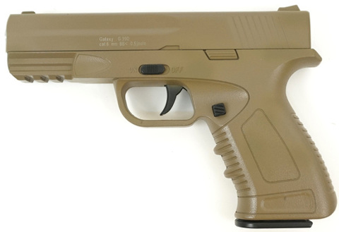 Страйкбольный пистолет Galaxy G.39D H&K, металлический, пружинный