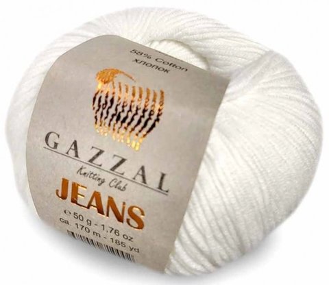 Пряжа Gazzal Jeans 1119 отбелка