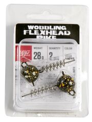 Груз-головки спираль LJ 3D BBS Series Wobbling Flexhead Pike 28г, цвет 003, 2шт.