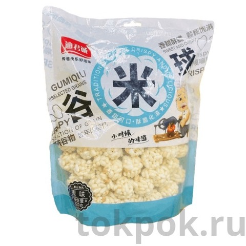 Рисовые сладкие воздушные снеки Gumiqiu Selected Grains, 220 гр