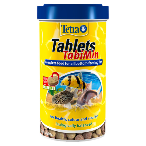 Tetra TabletsTabiMin корм для всех видов донных рыб (1040 таб)