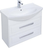 Aquanet 252672 Компл.1 - Тумба Остин 85 цв.белый глянец (Стиль) (252672)
