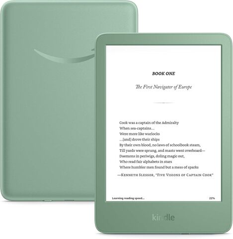 Электронная книга Amazon Kindle 11 2024 16Gb (с рекламой) Зеленый | Matcha