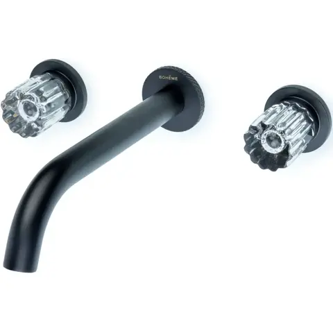 Boheme 152-2-B-EL Смеситель из стены ELEGANTE на 3 отв. BLACK