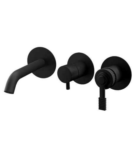 Remer Atelier AL54D3PNO Смеситель для ванны, черный матовый