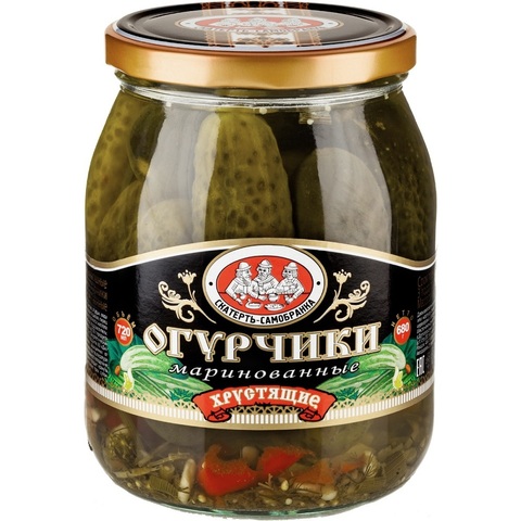 Огурчики С-С хрустящие с/б 1500мл Скатерть Самобранка