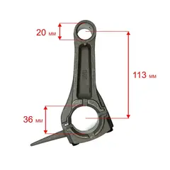 Шатун DDE DPG9551E/DPG10551E (13200-E90F-0000)