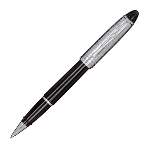 Ручка-роллер Aurora Ipsilon Italy 150 Special Edition Black Resin CT, в подарочной коробке