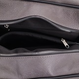 Сумка Саломея 501 итальянский серый + черный