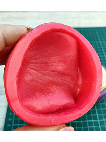Молд пластиковый+Вайнер силиконовый лепесток розы 