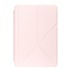 Чехол книжка розового цвета от Dux Ducis для Samsung Galaxy Tab S10 FE+, серия Magi Series Case, с держателем Pencil и функцией автоматического перехода в спящий режим