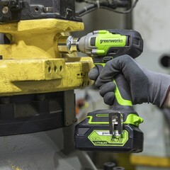 Гайковерт ударный Greenworks GD24IW400 24V (400Нм) аккумуляторный, без АКБ и ЗУ