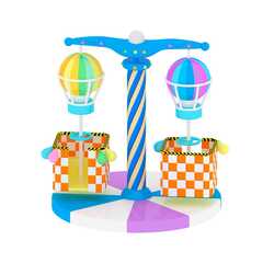 Детский аттракцион 4kids Карусель «Воздушный полёт» c электроприводом