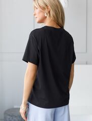 Футболка из премиального хлопка с авторским принтом  D49.989 (126427)