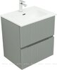 Aquanet 332521 Тумба с раковиной Джейн 60 цв.мисти грин (раковина Фортуна) (332521)