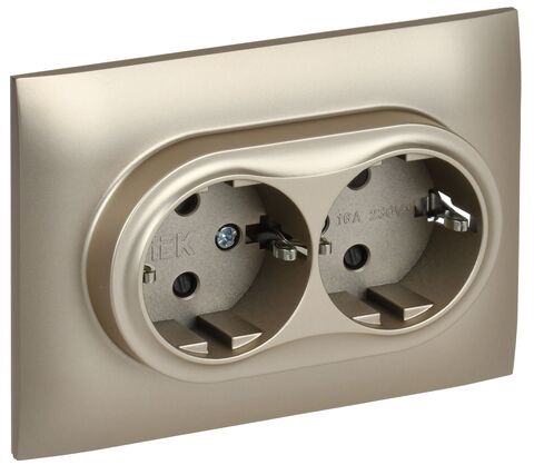 SKANDY Роз. 2-я с з/к/ш 16А в сб. SK-R07Sh шамп. IEK