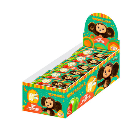 ЧЕБУРАШКА Драже в форме часиков 1кор*12бл*48шт, 12гр