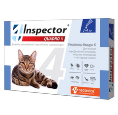 Inspector Quadro K капли для кошек