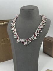 54124- Комплект украшений колье + серьги в стиле BVLGARY