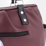 Сумка Саломея 149 наппа бордо + черный