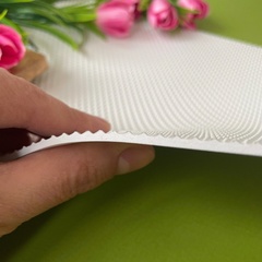 Подошва микропора для кукольной обуви, цвет Белый ромб, 3 мм, 21*28 см, 1 лист.