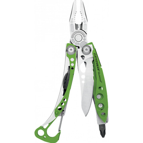 Мультитул Leatherman Skeletool, 7 функций, салатовый, шт