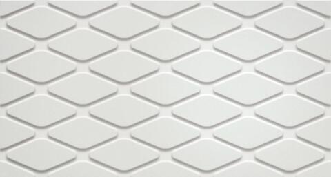 Atlas Concorde Russia 3D White Rhombus Matt 30.5x56