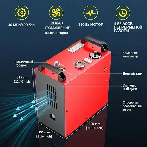 Компрессор высокого давления GX PUMP GX-E-CS4-I