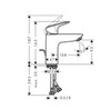 Hansgrohe Logis 71100670 Смеситель для раковины (чёрный матовый)