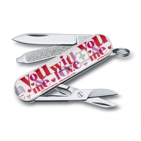 Нож-брелок Victorinox Classic Loving You (0.6223.L1108) лимитированное издание 2011 г.